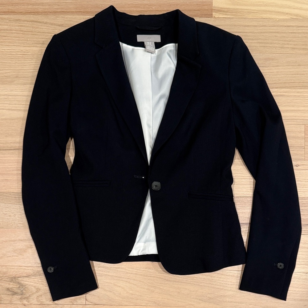 H&M Black Women's Tailored Blazer-xs